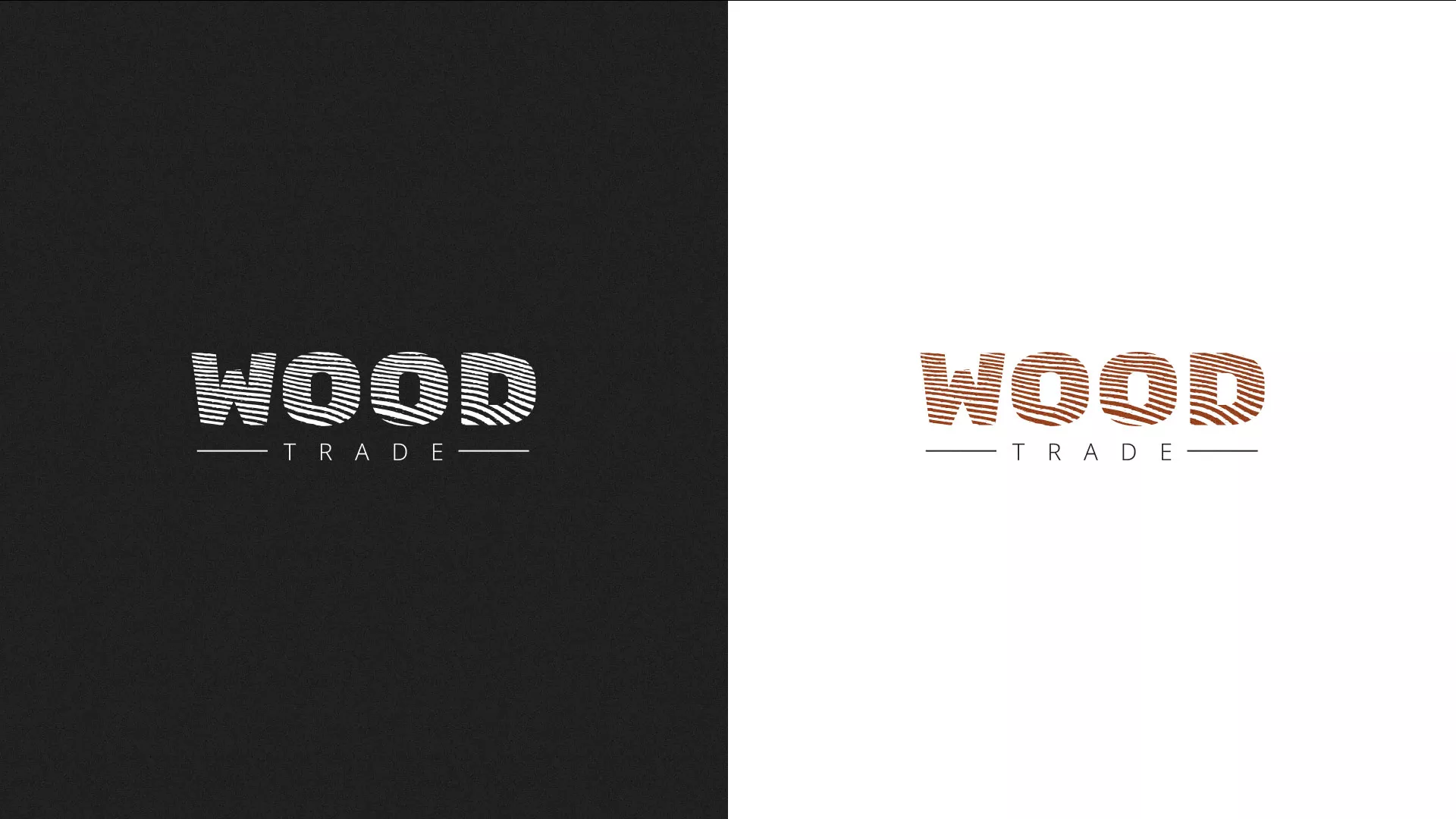 Разработка логотипа для компании «Wood Trade» в Дмитриеве