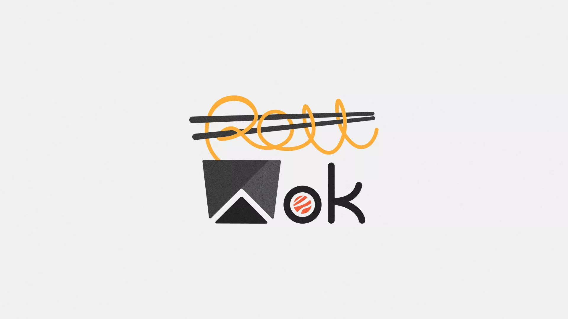 Разработка логотипа в Дмитриеве для суши-бара «Roll Wok Club» Разработка логотипа в Дмитриеве для суши-бара «Roll Wok Club»